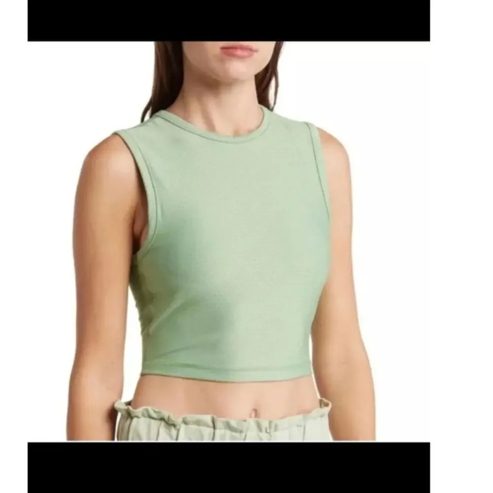 WeWoreWhat Green Muscle Tank